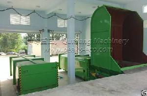 horizontal detachable waste compress equipment