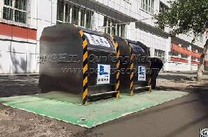 intelligent solar energy underground trash bin