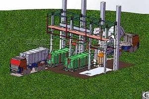 Underground Vertical Waste Transfer Station System