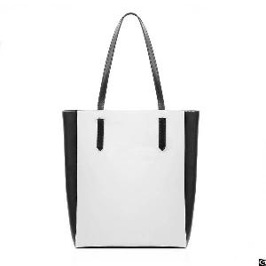 women leather tote bag shoulder bags zip handbag