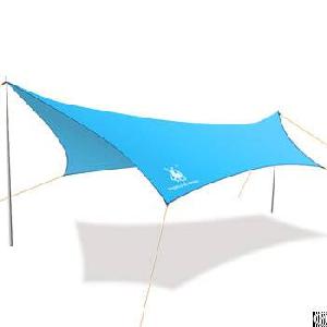 iron pole silver coating anti uv ultralight waterproof tarp h41