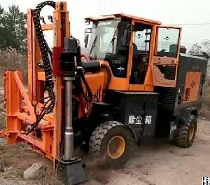 diesel wheeled electro hydraulic pile driver