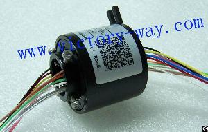 Slip Ring With 25.4mm Through-bores, Id 12.5 Mm, Od 55 Mm For Packaging Machine
