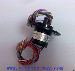 Twelve Channels Standard Capsule Slip Ring Vsr-sc12 For Cctv Monitoring System