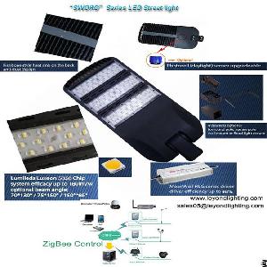 Led Parking Lot Light With 200w Street Area Light Lumileds Smd 5050 60 Lm / W Ip66 Meanwell Driver