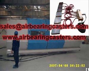 Air Bearing Caster Moving Heavy Duty Equipment Easily