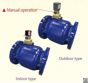 Two Port Two Position Pilot Solenoid Valve With Manual Device