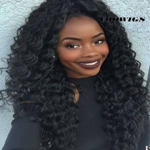 Yoowigs 150% Density Curly Lace Front Human Hair Wigs For Women Pre Plucked Brazilian Remy Hair Wig