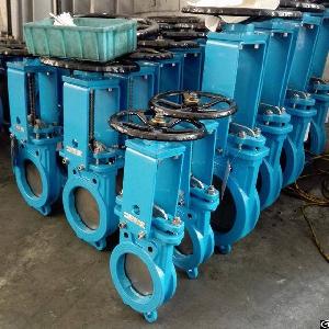 Din Pn10 Knife Gate Valve Non Rising Stem