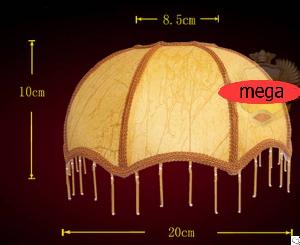 lighting parchment lamp shade