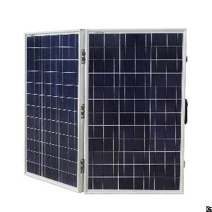 120w 12v Foldable Monocrystalline Solar Panel With Pre-installed 15a Charge Controller