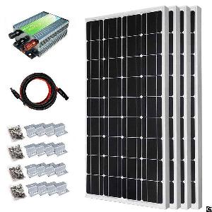 400w Off-grid Monocrystalline Solar Panel Starter Kit