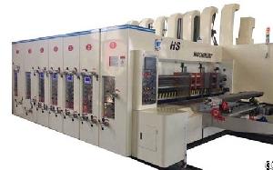 printing slotting die cutting machine