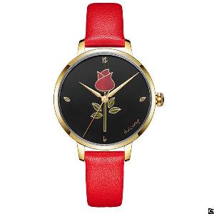 Vintage Rose Stainless Steel Lady Watch