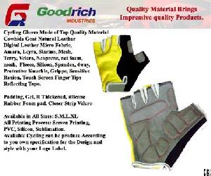 half finger cycling gloves