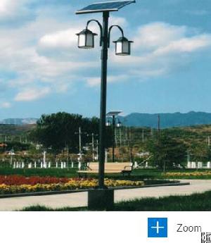 5m Double Arm Solar Garden Light