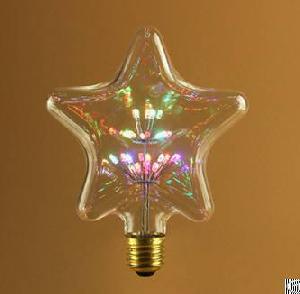 s125 star shape led fireworks bulb