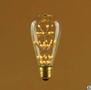 St58 Waterdrop Shape Led Fireworks Bulb