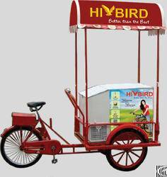 tricycle 108l solar freezer