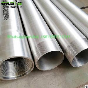 Austentic Stainless Steel Welded Water Well Casing Pipe Tube Plein Inox For Water Well Drilling