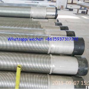 deep drilling stainless steel reinforced johnson strainer pipe screens