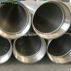 Slot 20 Stainless Steel Continuous Slot Wire Wrapped Rod Base Well Screens