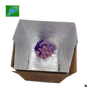 Metallic Thermal Insulation Fresh Packaging Cold Solution Box Liner