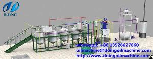 1 10tpd scale palm oil refining plant mini machine