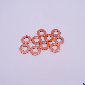 Runderon Common Rail Fuel Injector Adjustment Washer Shim Copper Gasket Size 15.1 7.7 1.5 For Bosch