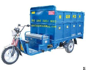 Electric Tricycle For Loading Trash, Sanitation Tricycle To Carry Rubbish, Environmental Vehicle