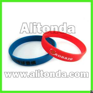 silicone soft promotional wristband