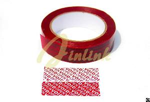 tamper evident security tape sequential perforation