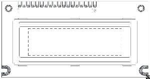 Monochrome Lcm Graphic Type Plg1203bw