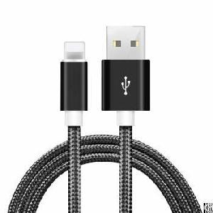 Free Sample Durable Tiger Pattern Nylon Braid Usb Cable For Iphone / Android / Type-c