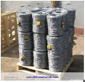 dip galvanized twist barbed wire fencing