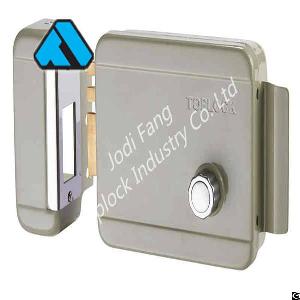 Electric Door Lock 12v Rim Lock With Yellow Color