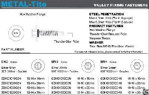 Valley Fixing Fasteners