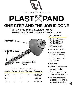 Vulcan Plastxpand Crest Fixing Fasteners