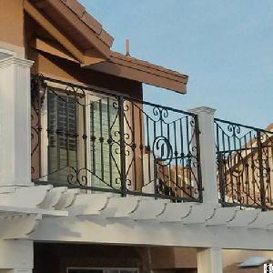 Wrought Iron Balcony Guardrail