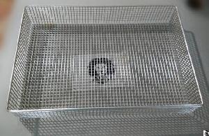 stainless steel welded wire mesh ultrasonic cleaning inset basket