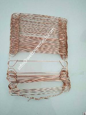 welded loop tie wire copper coated concrete binding