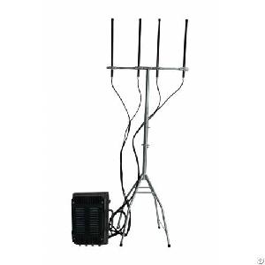 anti drone 4 band 325w software control digital power level jammer up 4km