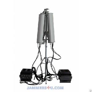 Anti-drone Uav Gps Wifi 5ghz 6-7 Bands Jammer Up To 3km