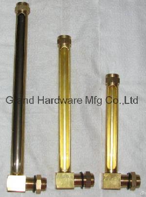 l npt 1 2 200mm brass tube oil level indicator