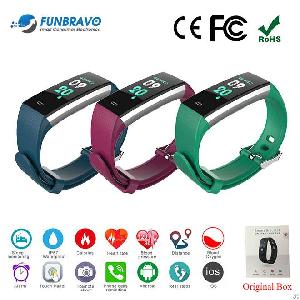 funbravo hr smart bracelet fitness tracker ip67 waterproof sw188 men women kids