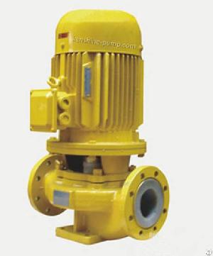 Gbf Vertical Fluorine Plastic Lined Pipeline Centrifugal Pump