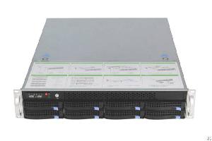 2u Rackmount Computer Server With C612 Chipset Two Xeon E5-2600 Cpu 8 Hot Swap Hdd