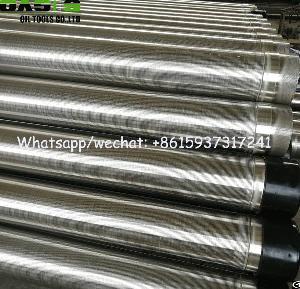 stainless steel wire wrapped rod screens