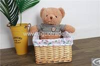 Handmade Wicker Laundry Basket With Lid Large And Small Size