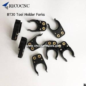 Black Bt30 Tool Holder Forks Bt Tool Clips For Cnc Router Machines